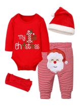 Conjunto de Navidad para Bebé "Mi Primera Navidad" 3-6 Meses