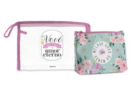 Conjunto de necessaire personalizada para vovó com 2 unidades - presente dia das mães