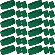 Conjunto de néon Sweatband Bememo, 36 peças, verde escuro para crianças
