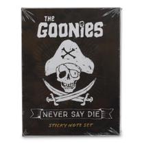 Conjunto de notas adesivas e caixas de tabulação The Goonies Never Say Die Conjunto de notas adesivas e caixas de tabulação The Goonies Never Say Die