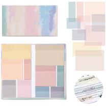Conjunto de notas adesivas transparentes VITEVER com 10 cores e 500 folhas