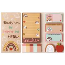 Conjunto de notas adesivas Xqumoi Boho Themed Teacher 550 folhas Conjunto de notas adesivas Xqumoi Boho Themed Teacher 550 folhas