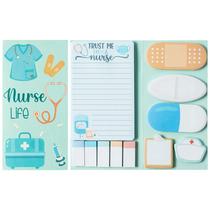 Conjunto de notas adesivas Xqumoi Nurse 550 Sheets para suprimentos médicos