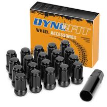 Conjunto de nozes Dynofit 12x1.5 6 Spline, 20 peças, preto com chave de soquete