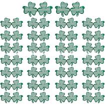 Conjunto de óculos de festa Green Shamrock, pacote com 30 unidades para o Dia de São Patrício Conjunto de óculos de festa Green Shamrock, pacote com 30 unidades para o Dia de São Patrício