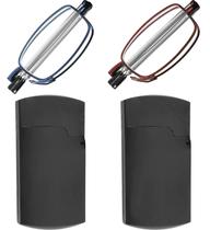 Conjunto de óculos de leitura dobráveis Success Eyewear azul bordô Conjunto de óculos de leitura dobráveis Success Eyewear azul bordô