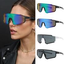 Conjunto De Óculos De Sol Quadrados De Armação Grande Feminino 4 Peças De Óculos Esportivos Ao Ar