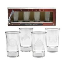 Conjunto de óculos de tiro Seven20 Vikings Symbols, 45 ml, pacote com 4