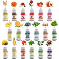 Conjunto de Óleos Aromáticos para Fazer Sabão DecorRom 18 Fragrâncias 10 ml