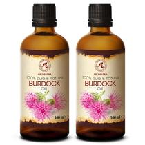 Conjunto de óleos AROMATIKA Burdock Root 200mL x 2 - 100% puro e natural