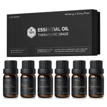 Conjunto de óleos de aromaterapia Airversa Top 6 de 10 ml (eucalipto, lavanda, capim-limão, laranja doce, hortelã, melaleuca)