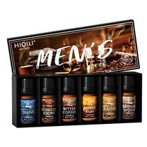 Conjunto de óleos essenciais HIQILI 6 x 10 ml de óleos aromáticos masculinos