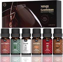 Conjunto de óleos essenciais MISIJI 6 x 10mL para difusor e aromaterapia Conjunto de óleos essenciais MISIJI 6 x 10mL para difusor e aromaterapia