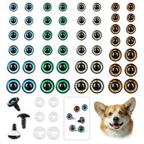 Conjunto de olhos de segurança MUCUNNIA, 50 unidades de 10 a 18 mm para artesanato em crochê