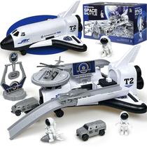 Conjunto de Ônibus Espacial de Brinquedo ZAKVENFUN com Astronautas e Veículos Conjunto de Ônibus Espacial de Brinquedo ZAKVENFUN com Astronautas e Veículos