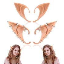 Conjunto de orelhas de elfo Yolev Elf Ears com brincos de fada para fantasia