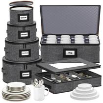 Conjunto de Organizadores para Armazenamento de Louças China Aokeyee, 6 Peças Conjunto de Organizadores para Armazenamento de Louças China Aokeyee, 6 Peças