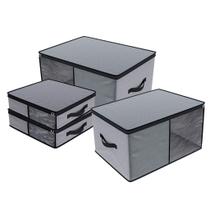 Conjunto de Organizadores Para Cobertores Edredom e Lençol 4 Peças