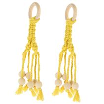 Conjunto de ornamentos suspensos STOBAZA Banana Macramê e Rede de Frutas Conjunto de ornamentos suspensos STOBAZA Banana Macramê e Rede de Frutas