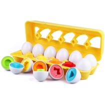 Conjunto de ovos com combinação de cores TinaBless Learning Toy 18 meses ou mais