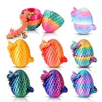 Conjunto de ovos de dragão Cybermaker, fantasia articulada impressa em 3D