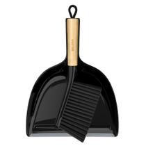 Conjunto de pá e escova MR.SIGA Portable com alça de bambu