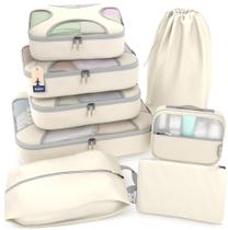 Conjunto de Packing Cubes Shacke - 8 Peças para Organização Leve de Viagens