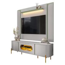 Conjunto de Painel Maresias com Rack Juquehy Para TV até 75" Conjunto de Painel Maresias com Rack Juquehy Para TV até 75"