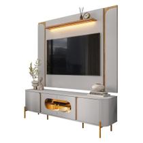 Conjunto de Painel Maresias com Rack Juquehy Para TV até 75" Conjunto de Painel Maresias com Rack Juquehy Para TV até 75"