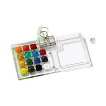 Conjunto De Paleta De Tinta Aquarela Mini Para Artistas E Estudantes, Paleta De Aquarela De Bolso