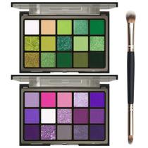 Conjunto de paletas de sombras UCANBE Green Purple Shimmer Matte Conjunto de paletas de sombras UCANBE Green Purple Shimmer Matte