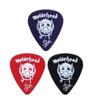 Conjunto de palhetas de guitarra Motorhead Warpig Toynk Collectible x3 Conjunto de palhetas de guitarra Motorhead Warpig Toynk Collectible x3