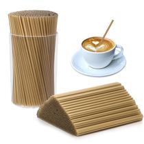 Conjunto de palitos de café DLUGOPIS Metallic Gold com suporte de 500 unidades Conjunto de palitos de café DLUGOPIS Metallic Gold com suporte de 500 unidades