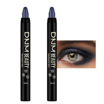 Conjunto de palitos de sombra creme Kaely à prova d'água azul meia-noite