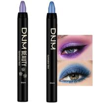 Conjunto de palitos de sombra em creme evpct violeta e azul royal, 2 unidades