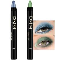 Conjunto de palitos de sombras em creme evpct azul celeste e ciano esverdeado