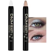 Conjunto de palitos de sombras em creme evpct Pearl White e Mocha Beige