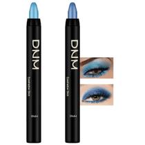Conjunto de palitos de sombras em creme Kaely Dazzling Blue e Royal Blue