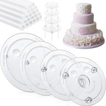 Conjunto de Palitos de Suporte para Bolo NAJIESUN 16pcs em Plástico Conjunto de Palitos de Suporte para Bolo NAJIESUN 16pcs em Plástico