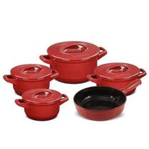 Conjunto De Panela Ceraflame J606686 Duo Smart 5Pçs Pomodoro