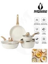 Conjunto de panela de liga de alumínio de cozinha, panela de sopa antiaderente