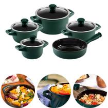 Conjunto De Panela Duo Smart 5 Peças De Cerâmica Ceraflame Conjunto De Panela Duo Smart 5 Peças De Cerâmica Ceraflame