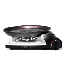 Conjunto de Panela Frigideira TECHEF Churrasco Coreano Antiaderente com Grelha Conjunto de Panela Frigideira TECHEF Churrasco Coreano Antiaderente com Grelha