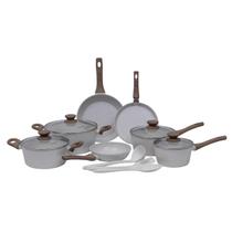 Conjunto de Panelas 10 Peças Indução Mimo Style Cook Mármol