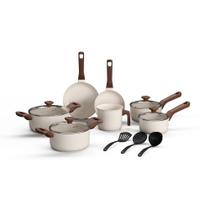Conjunto de Panelas 10 Peças Pratic Cook Mármol - Mimo Style Conjunto de Panelas 10 Peças Pratic Cook Mármol - Mimo Style