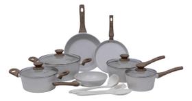 Conjunto De Panelas 10 Peças Style Cook Mármol - Mimo Style