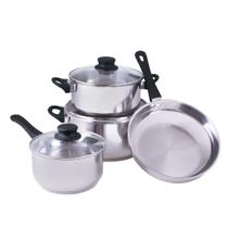 Conjunto de panelas 4 peças inox Conjunto de panelas 4 peças inox