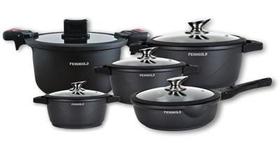 Conjunto de Panelas 5 pecas Frigigold Cozinha para Indução