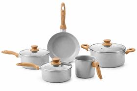 Conjunto De Panelas 5 Peças Gris Ceramic Life Easy - Brinox