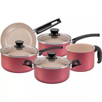 Conjunto de Panelas 5 Peças Magnific Cereja Panelux